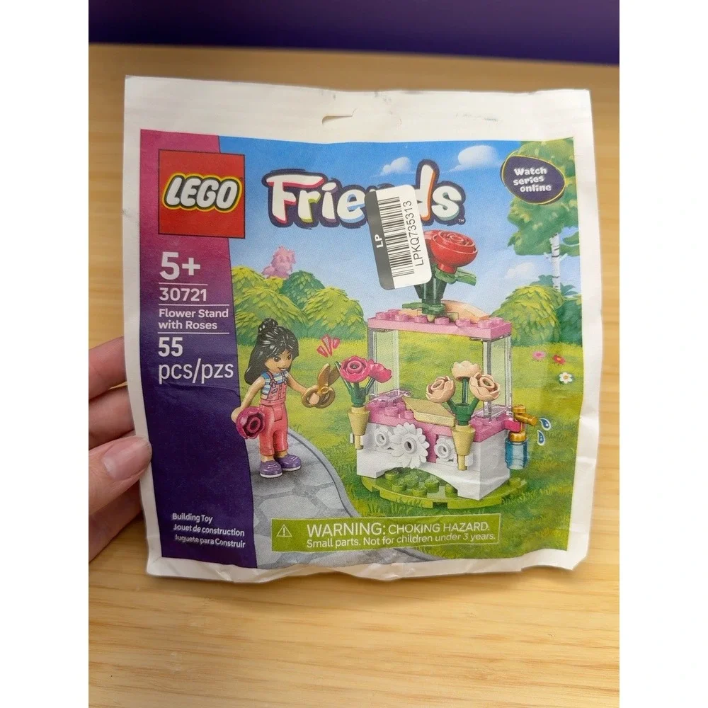 LEGO Friends 30721 Flower Stand with Roses 55 Pieces New Sealed Paper Pack